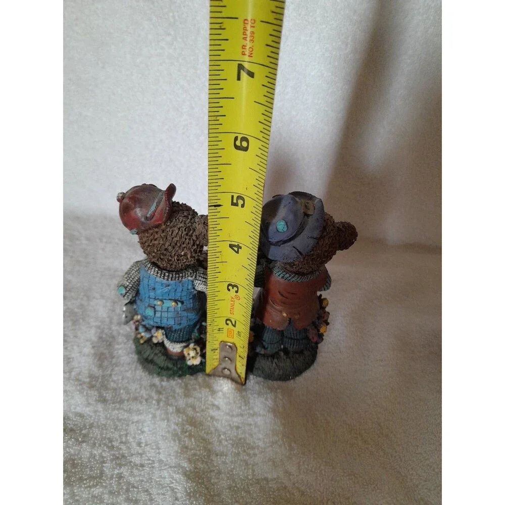 Vintage Resin Cornerstone Creations Bear Figurines set of 2